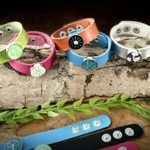 Bracelet Caméléon Lisse avec bouton pression interchangeable