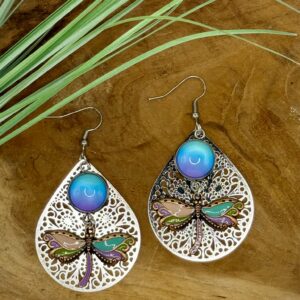 Boucles d'oreilles Libellia