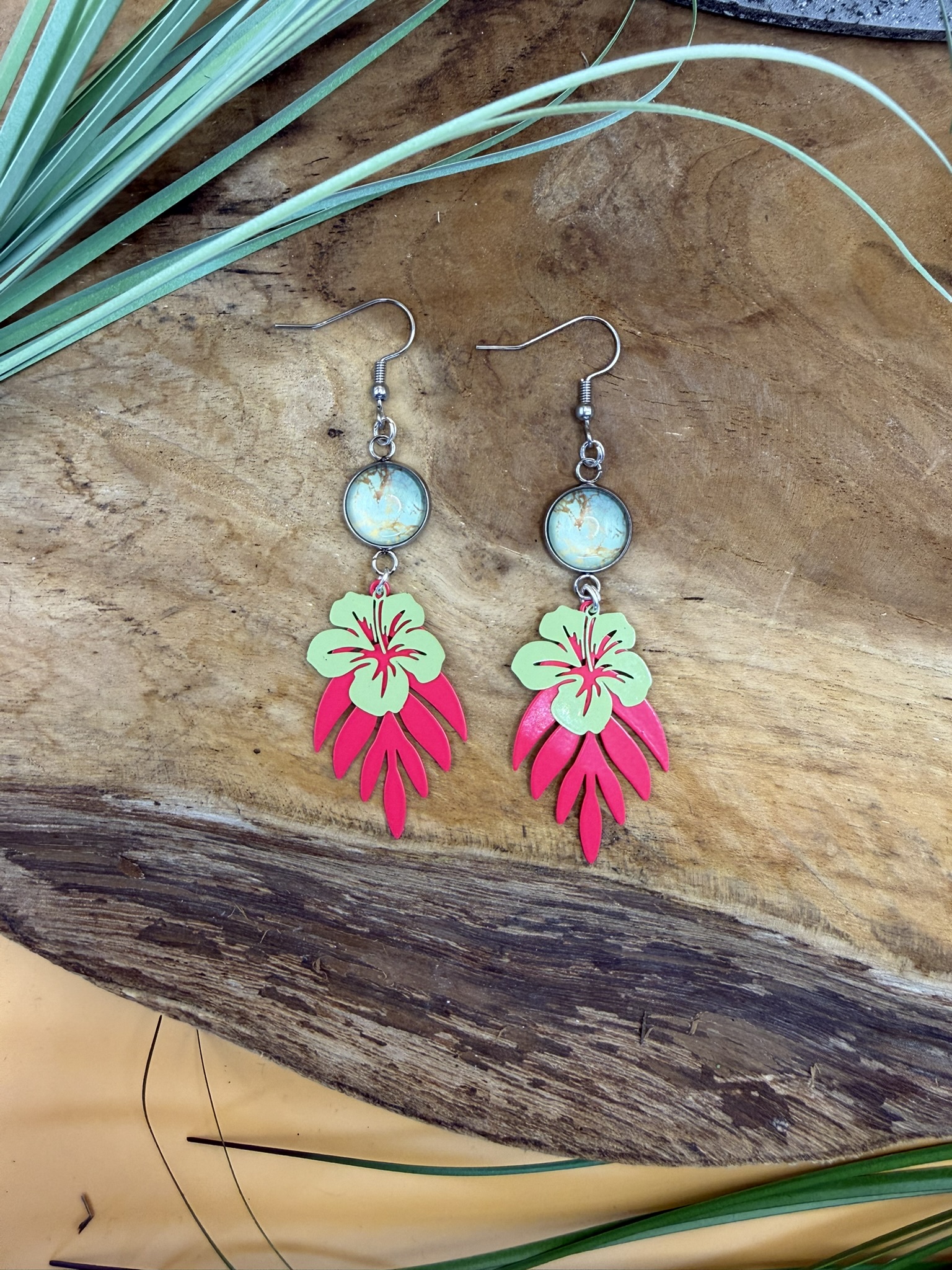 Boucles d’oreilles fluo colorées – Image 13