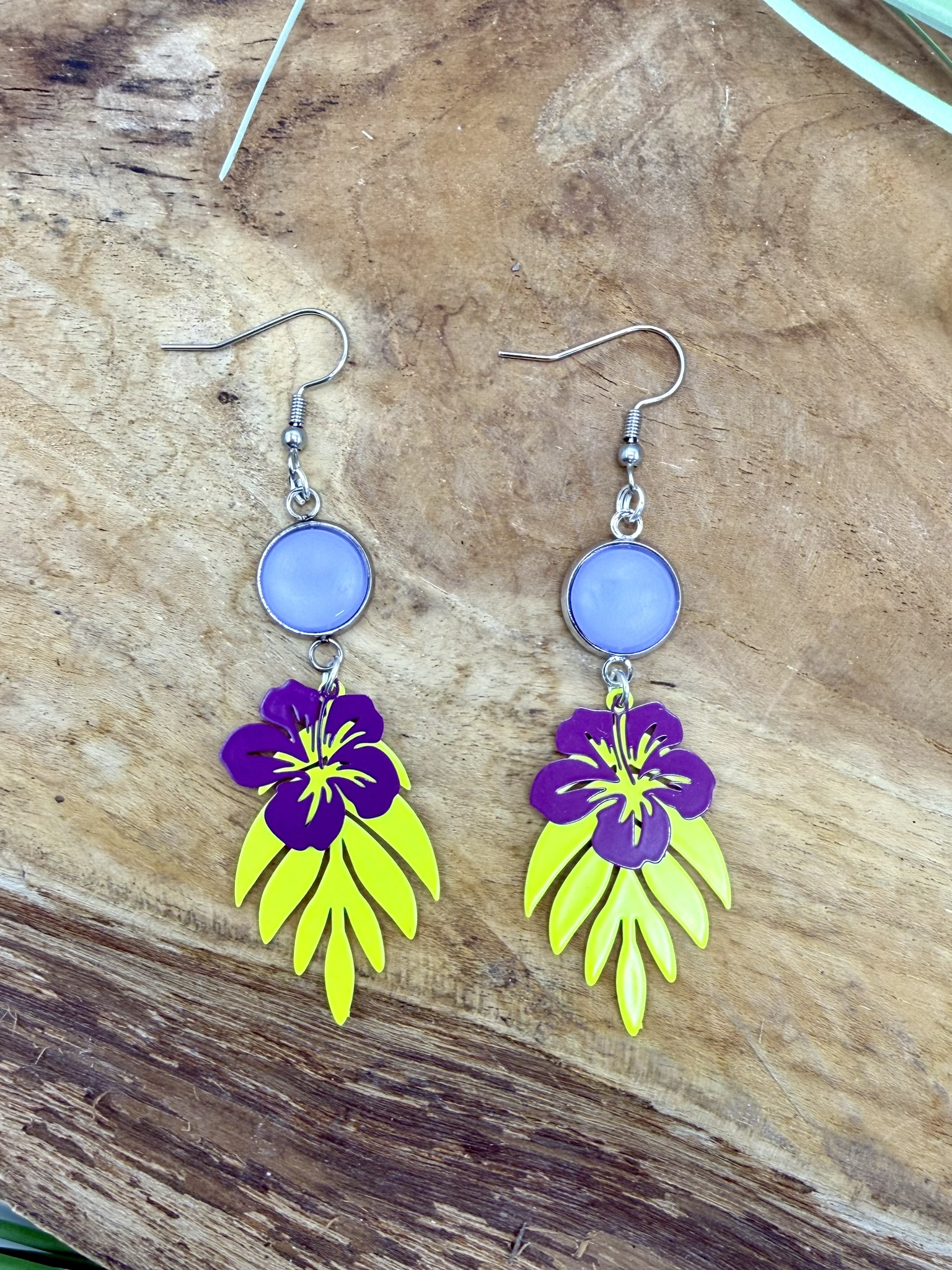 Boucles d’oreilles fluo colorées – Image 21